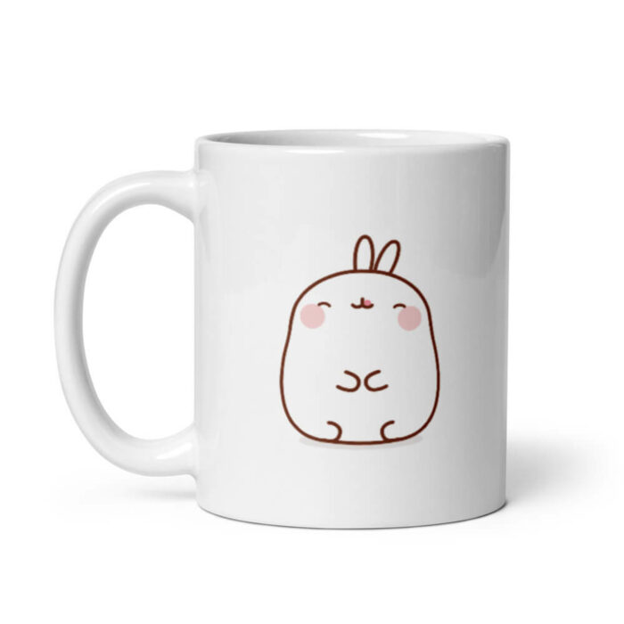 Cốc sứ hình thỏ Molang dễ thương 2