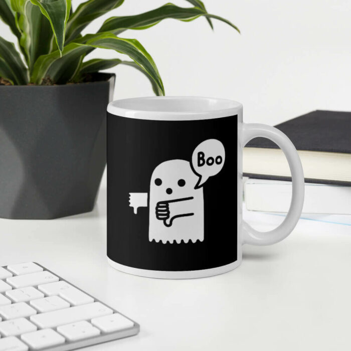 Cốc sứ hình Ghost of Disapproval độc đáo