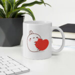 Cốc sứ hình thỏ Molang dễ thương 4