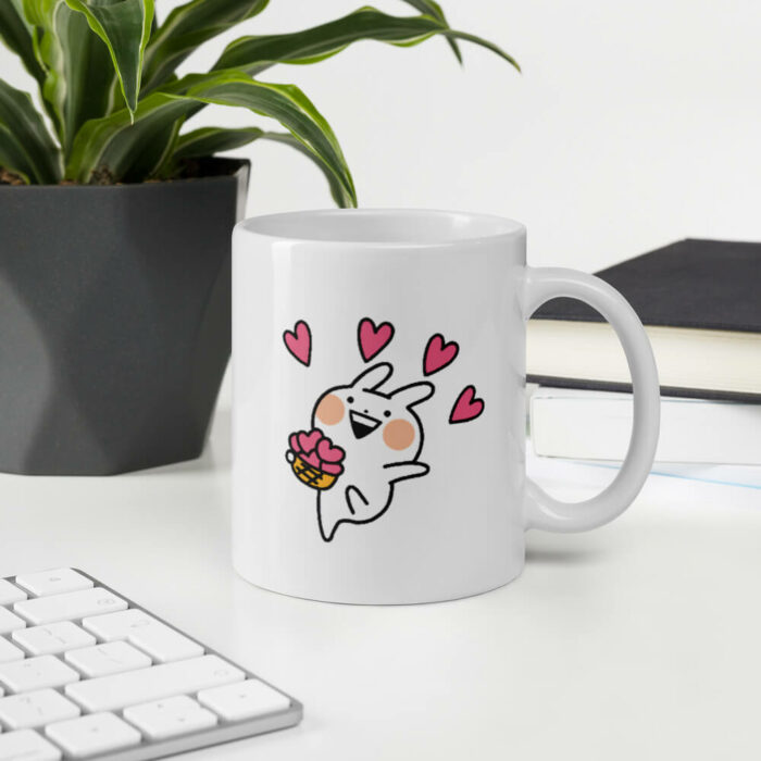 Cốc sứ hình Usagyuuun Hay Ra Dẻ 3