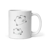 Cốc sứ hình vẽ chó Kedama dễ thương 3