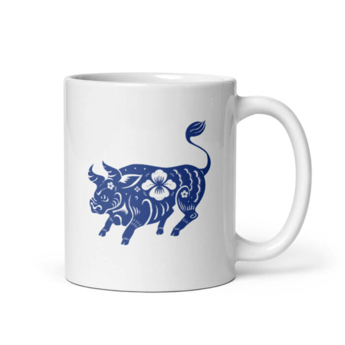 Cốc sứ hình Con Giáp Tuổi Sửu