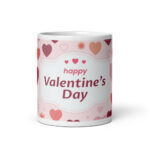 Cốc sứ hình Chúc mừng ngày lễ tình nhân Valentine ❤ ️ 🌹 🌷