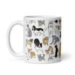 Cốc sứ họa tiết hình chó Happy Dogs