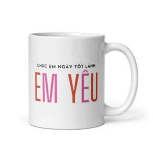 Cốc sứ tình yêu lãng mạng Ngày Valentine