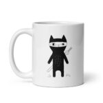 Cốc sứ hình ninja mèo dễ thương