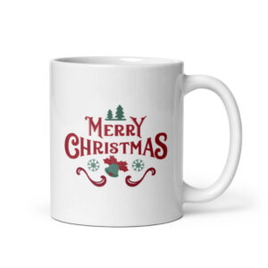 Cốc sứ hình Merry Christmas