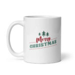 Cốc sứ hình Merry Christmas kiểu 2