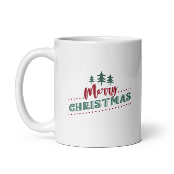 Cốc sứ hình Merry Christmas kiểu 2