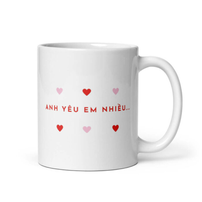 Cốc sứ tình yêu ý nghĩa Ngày Valentine