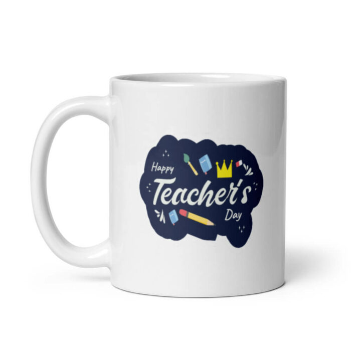 Cốc sứ quà tặng 20/11 hình Happy Teacher's Day kiểu 2
