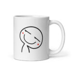 Cốc sứ hình trọc trắng đáng yêu