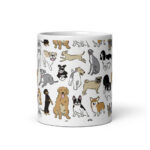 Cốc sứ họa tiết hình chó Happy Dogs