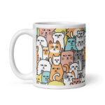 Cốc sứ hình mèo dễ thương Suspicious Meow