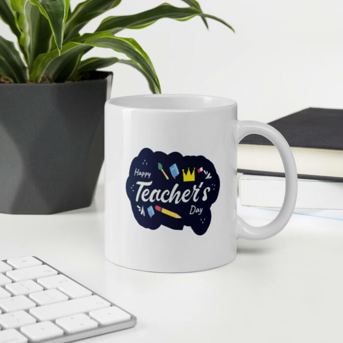 Cốc sứ quà tặng 20/11 hình Happy Teacher's Day kiểu 2