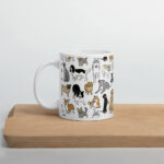 Cốc sứ họa tiết hình chó Happy Dogs