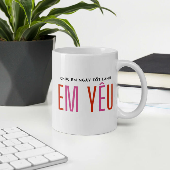 Cốc sứ tình yêu lãng mạng Ngày Valentine