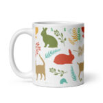 Cốc sứ họa tiết hình động vật nhiều màu