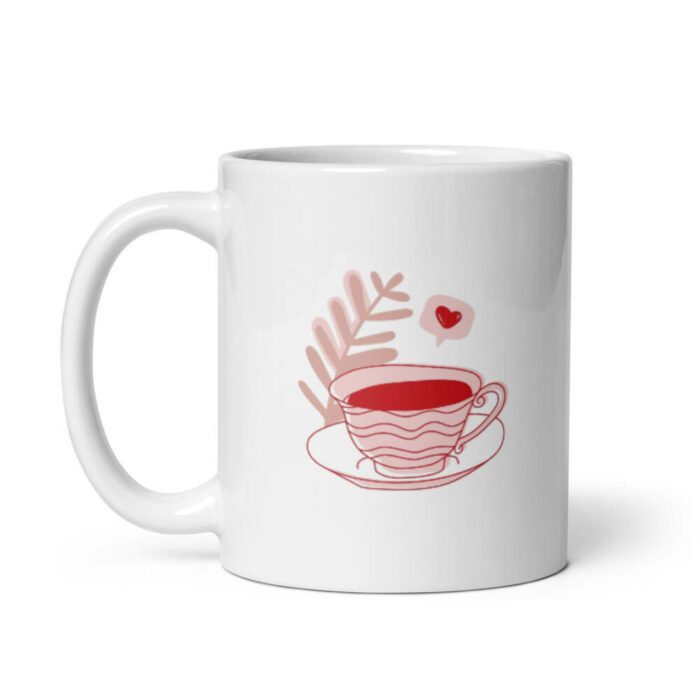 Cốc sứ tình yêu chân thành Ngày Valentine