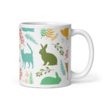 Cốc sứ họa tiết hình động vật nhiều màu