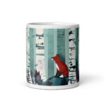 Cốc sứ nghệ thuật hình rừng cây bạch dương