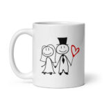 Cốc sứ tình yêu dễ thương dành cho cặp đôi