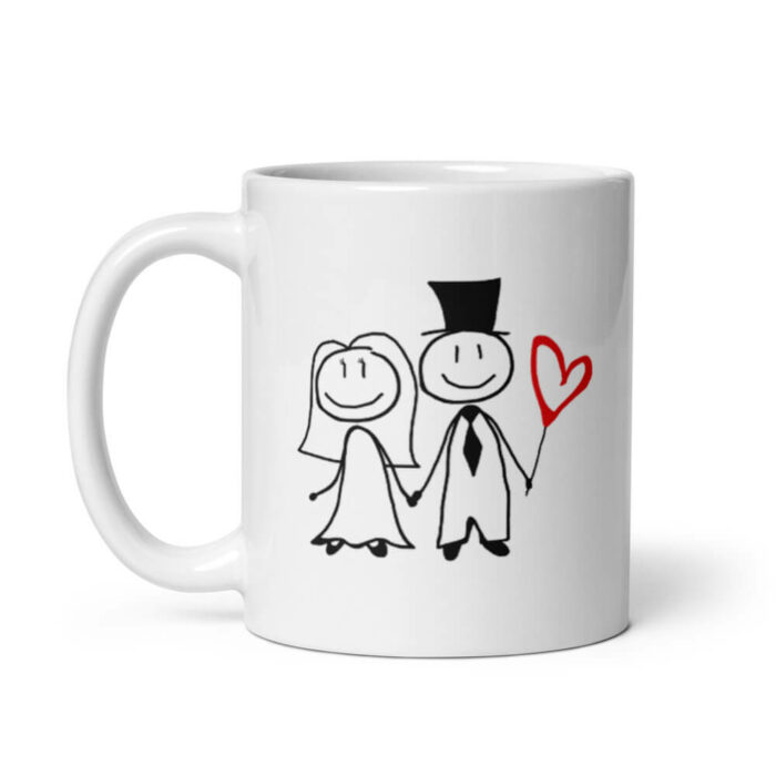 Cốc sứ tình yêu dễ thương dành cho cặp đôi