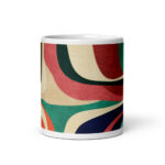 Cốc sứ họa tiết hình ngựa vằn nhiều màu sắc