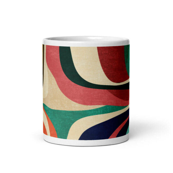 Cốc sứ họa tiết hình ngựa vằn nhiều màu sắc