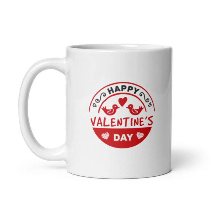 Cốc sứ hình Happy Valentine's Day