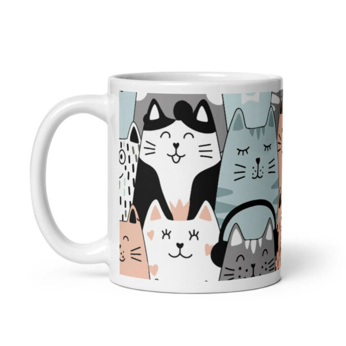 Cốc sứ họa tiết hình cats cats cats