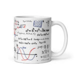 Cốc sứ hình công thức toán học