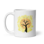 Cốc sứ hình vẽ Fall me mùa thu