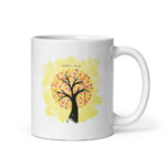 Cốc sứ hình vẽ Fall me mùa thu