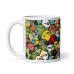 Cốc sứ họa tiết hình chim muông