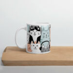 Cốc sứ họa tiết hình cats cats cats