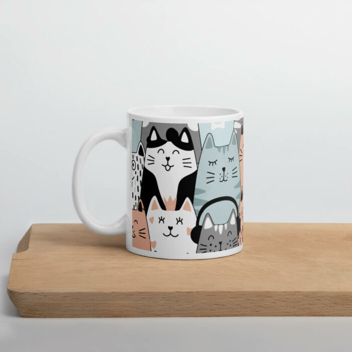 Cốc sứ họa tiết hình cats cats cats