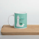 Cốc sứ hình Lạc đà không bướu