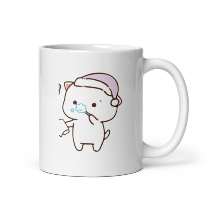 Bộ hai cốc sứ dành cho cặp đôi hình mèo Peach và Goma 2