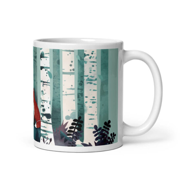 Cốc sứ nghệ thuật hình rừng cây bạch dương Cốc sứ nghệ thuật hình rừng cây bạch dương