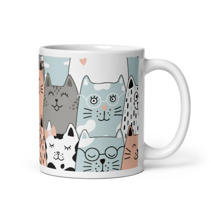 Cốc sứ họa tiết hình cats cats cats