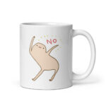 Cốc sứ hình Honest Blob Says No