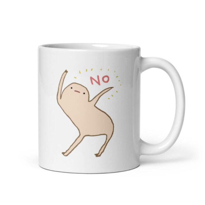 1001 (3) Cốc sứ hình Honest Blob Says No