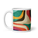 Cốc sứ họa tiết hình ngựa vằn nhiều màu sắc