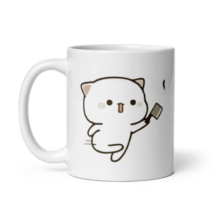 Bộ hai cốc sứ dành cho cặp đôi hình mèo Peach và Goma 3