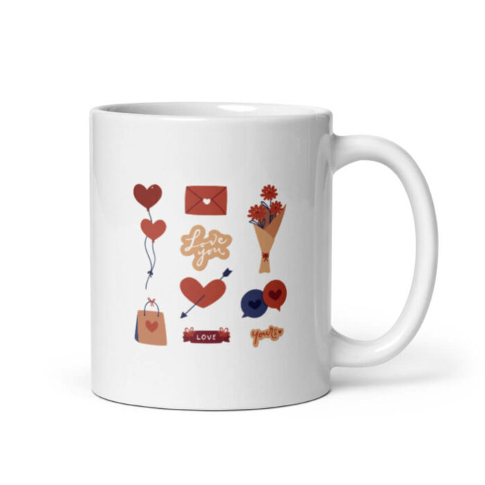 Cốc sứ tình yêu hình Love you