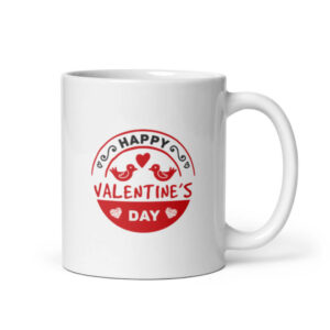 Cốc sứ hình Happy Valentine's Day