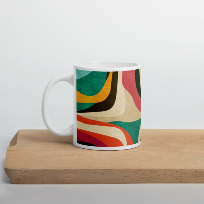 Cốc sứ họa tiết hình ngựa vằn nhiều màu sắc