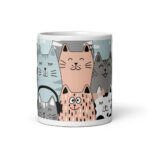 Cốc sứ họa tiết hình cats cats cats