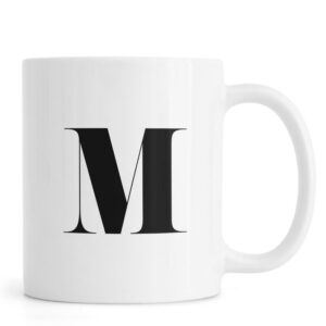 Ly sứ  hình M Letter